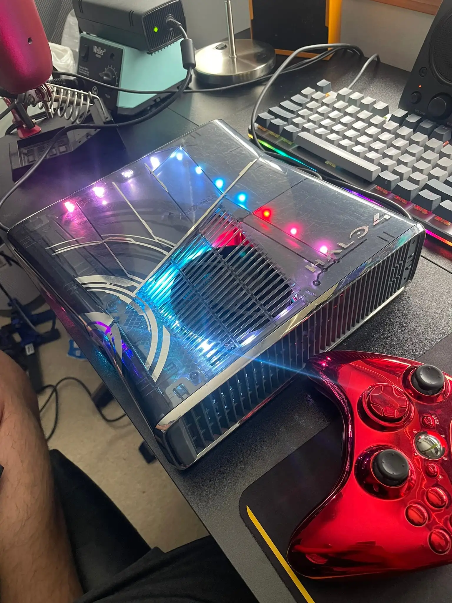 Custom Halo 4 RGH + RGB Xbox 360, photo 8 of 13